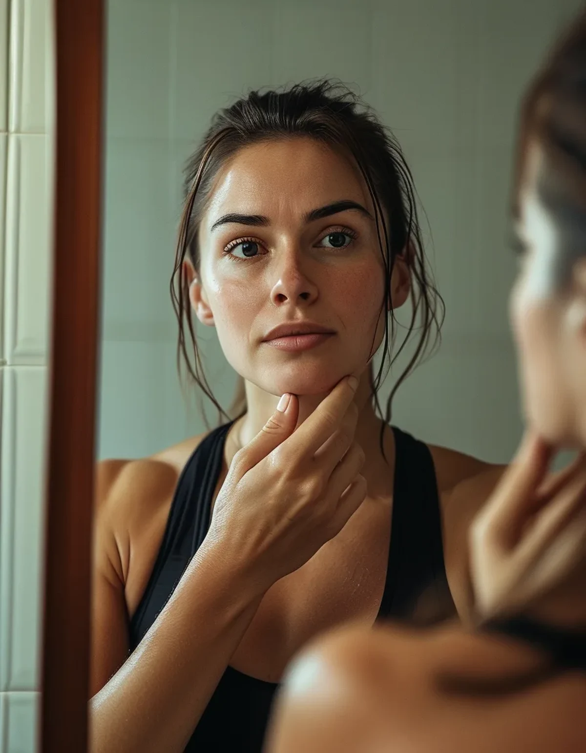 Why You Break Out on Your Chin and Jaw Specifically After Workouts